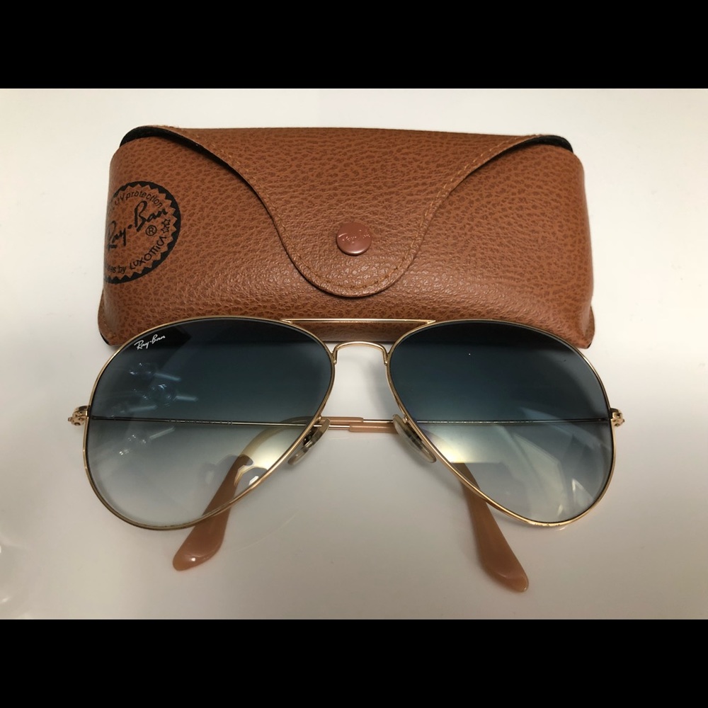 Ray Ban Aviator Gradient Sunglasses